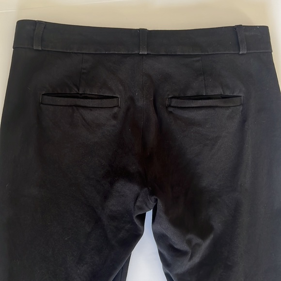 BANANA REPUBLIC SLOAN WOMENS PETITE BLACK SLACKS size 0 - Picture 10 of 13